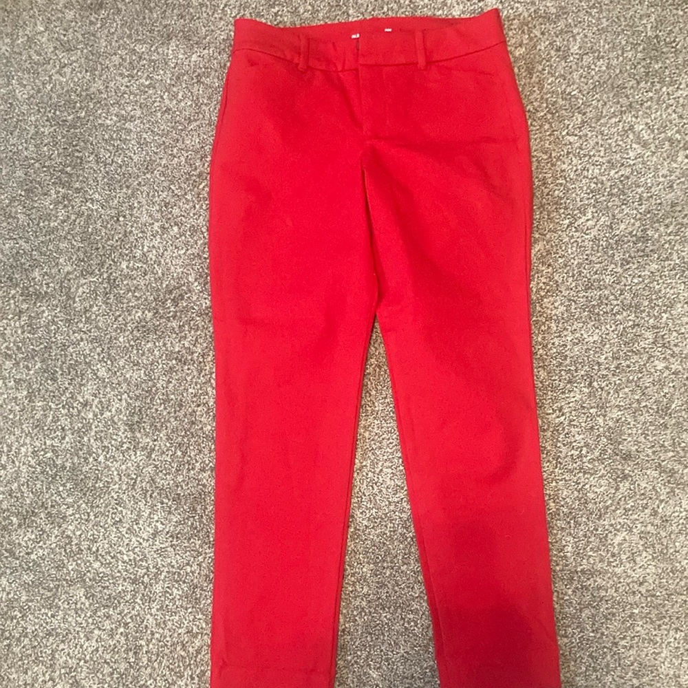 Old Navy Pixie High Rise Red Pants